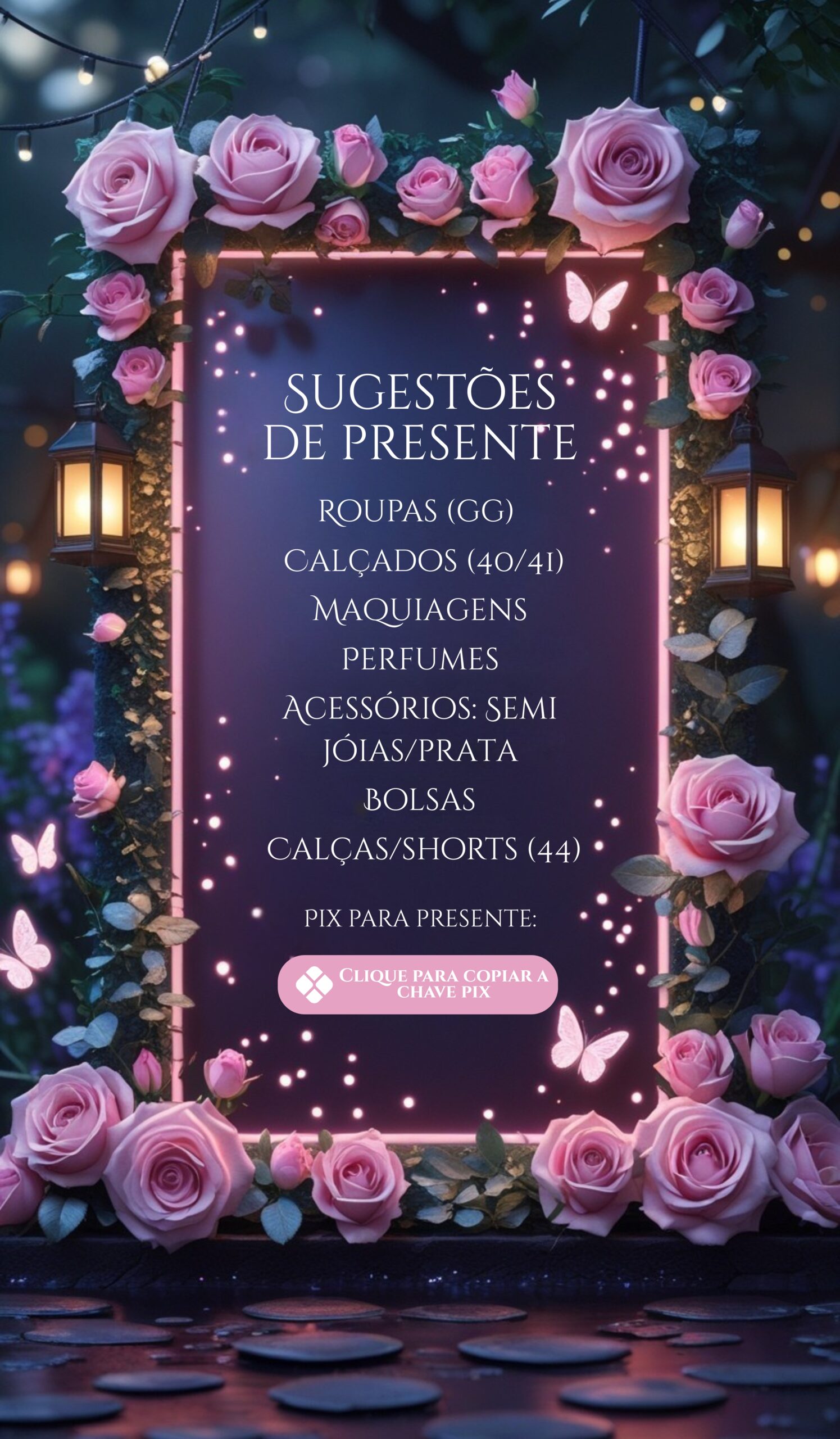 Sugestões de presente